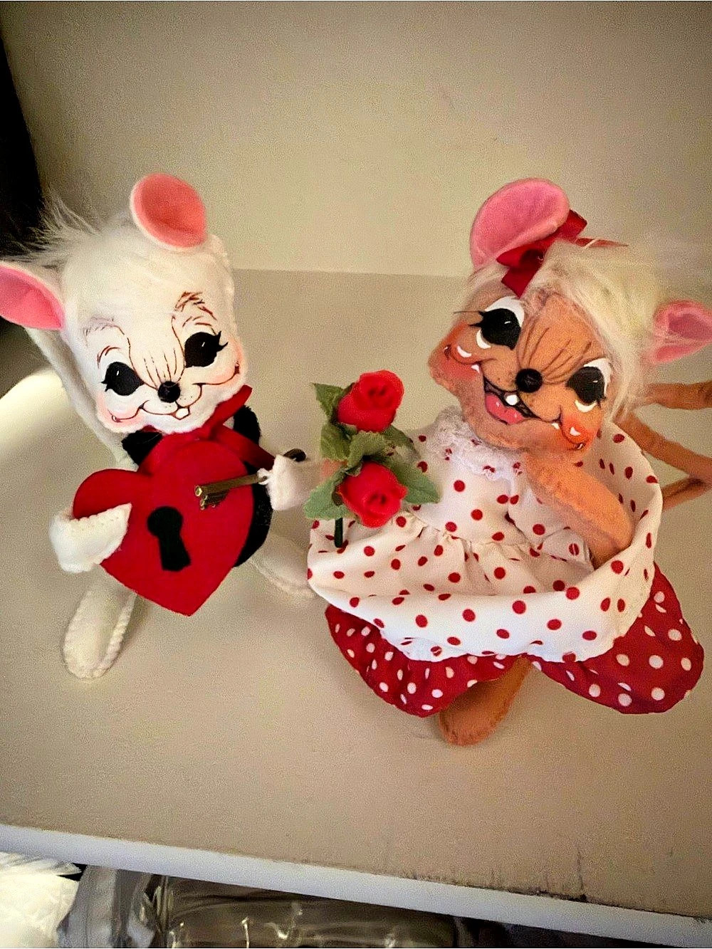Annalee Valentine Mouse Dolls Set